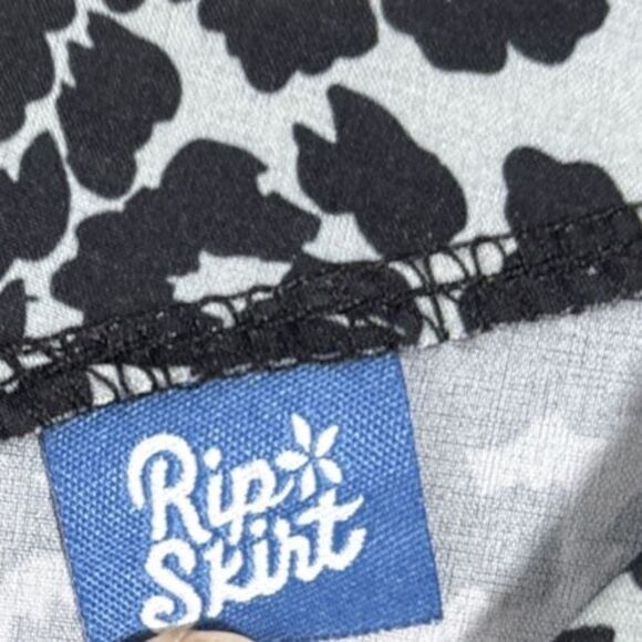 Rip Skirt Mini Dress Women’s XXL Sun Dress Night Blooms Hawaiian Beach Resort - Picture 8 of 12